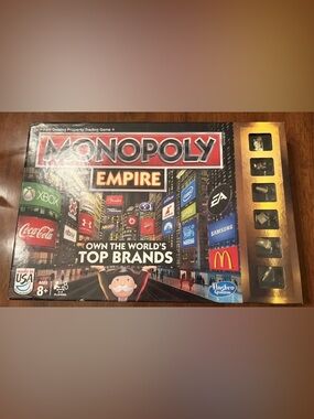 Monopoly Empire Gold Edition **100% COMPLETE** 2013 Board Game Top Brands 8+